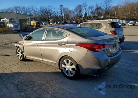 2012 Hyundai Elantra Gls z USA, uszkodzony, nr VIN 5NPDH4AE7CH109722